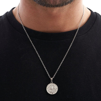 Vnox Compass Necklaces