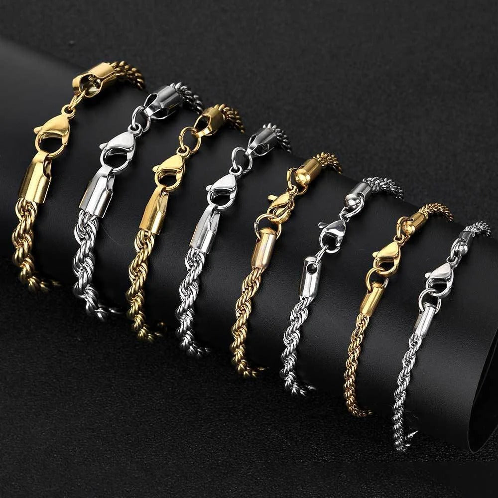 Twisted Gold Bracelet