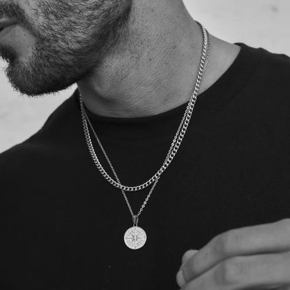 Vnox Compass Necklaces